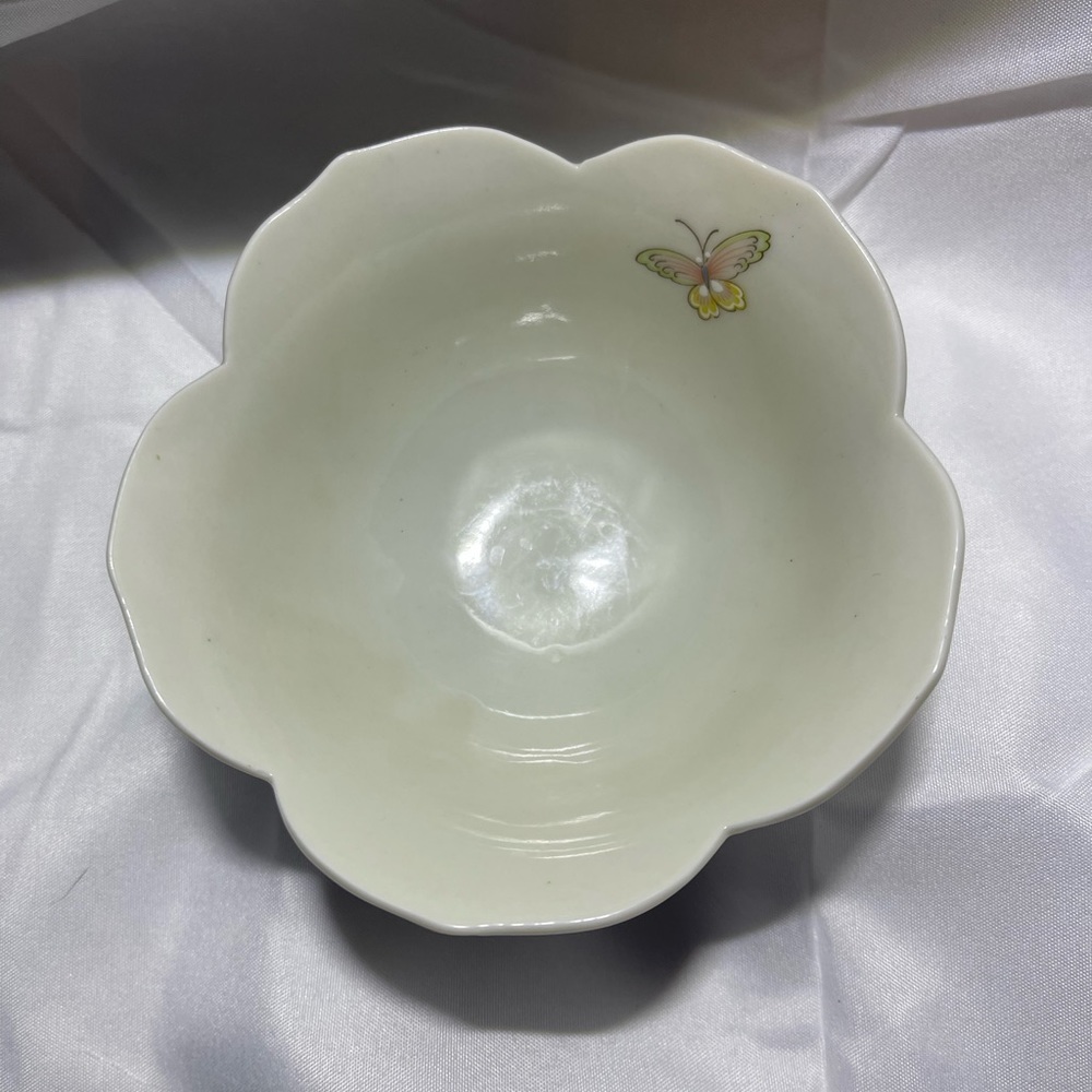 Vintage TAKAHASHI Cho Cho San Francisco Made in JAPAN Floral Butterfly T45